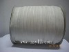 White elastic single vevlet ribbon