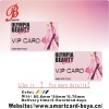 0.08-0.76mm thickness  VIP Shopping pvc cards/business card