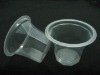 100ml slinky diamond shape plastic cup for food