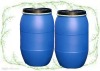 125l hdpe blue plastic bucket,  open top