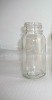 125ml transparent glass bottle