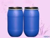 135l open top blue plastic drum with cover