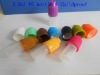 2.5ML Brown Childproof cap drop bottle Childproof capcolor : blue,orange,green,yellow ,white, black,pink,purple,brown ,red etc.