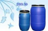 200l /30l open top blue plastic drum