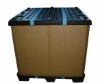 2011 new style PP hollow sheet made plastic pallet box  clear collapsible pallet box(YF7015)