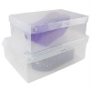2012 new style clear plastic shoes box