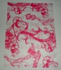 2012 pretty red printed fancy tissue paper for pakaging