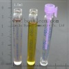 2ml glass perfume vials with plastic stopper
