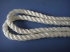 3 strands twist white nylon rope
