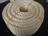 3 strands white nylon rope