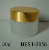 30g cosmetic jar with golden cap