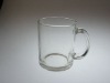 310ml Clear/frosted glass mug