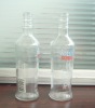 375ml screw top clear glass alcohol bottle / high quality glass alcohol bottle(sc-048)