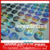 3d Round Holographic Security Sticker /Hologram label printing/ Anti-counterfeit security
