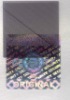 3D laser void security anti-counterfeiting hologram silver foil sticker
