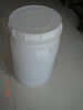 40L milky white plastic barrel