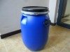 60L blue HDPE plastic barrel