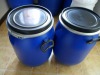 60L blue blow-molding plastic drum