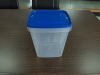 6L plastic clear pail for supermarket