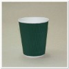 8oz Fluted Ripple Wall Paper Coffee Cup