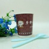 8oz Uncle Zou Logo Hot drink paper cup