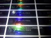 Anti-counterfeit Hologram stickers