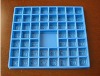 Anti-static plastic tray for electronic