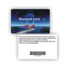 Barcode plastic pvc discount card