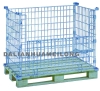 Cage pallet NF6, pallet cage, stackable retention unit