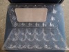 Clear plastic pvc egg tray packaging for 18