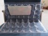 Clear plastic pvc egg tray packaging for 18