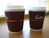 Coffee paper cups with lid