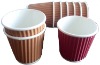 Corrugated paper cup
