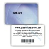 Credit card barcode gift card