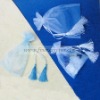 Decorative organza bags with tassels