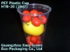 Disposable plastic smoothie cup 20 oz