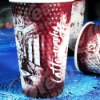 Disposable ripple wall embossed paper cup