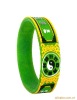Eco-friendly Material Thick Embossed Silicone Wristband/Bracelets