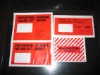 Express Back Loaded Red Packing List Envelope