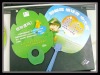 Factory: High quality offset print PP plastic Fan wiht handle