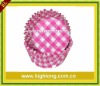 Gingham designs paper baking cup ,cake cup ,muffin cases