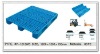 Grid top with 3-Runner Single deck Plastic Pallet Euro & Nestable Palleet