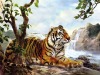 High definition 3D picture of tiger