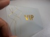 High-end Clear VIP Card