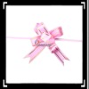 Hot!! 0.7" Beautiful Gold Edge Party Pull Bow Pink