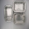 Household aluminium foil takeaway container