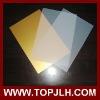 Laser PVC sheet card printing white/golden/silver color