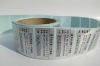 Offer colored self adhesive labels