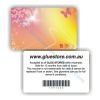 Opaque PVC barcode business card