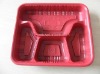 PP Plastic Food Compartment Tray